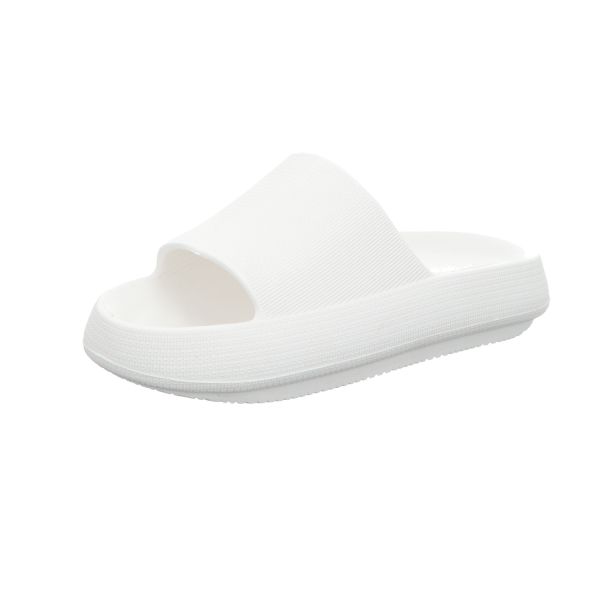 Sneakers Damen-Badepantolette Weiß
