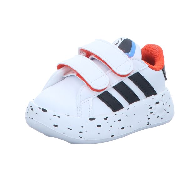 adidas Jungen-Sneaker-Slipper-Klettschuh GRAND COURT 2.0 101 CF I Weiß