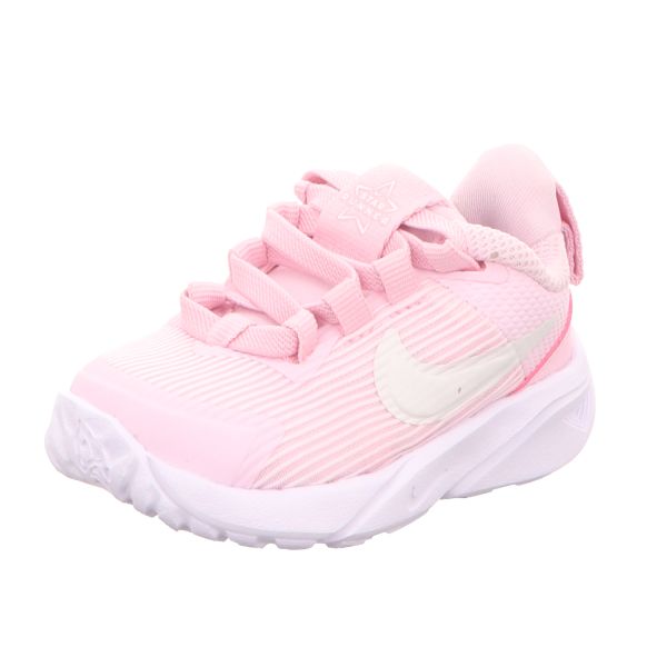 Nike Mädchen-Sneaker-Slipper-Klettschuh Star Runner 4 Pink-Weiß