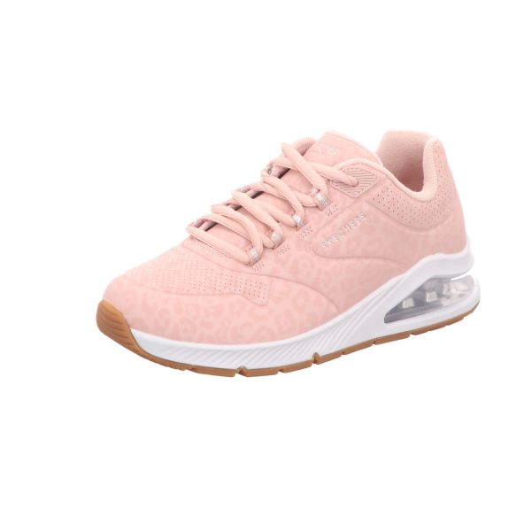 Skechers Damen-Sneaker-Schnürhalbschuh Uno 2 Pink