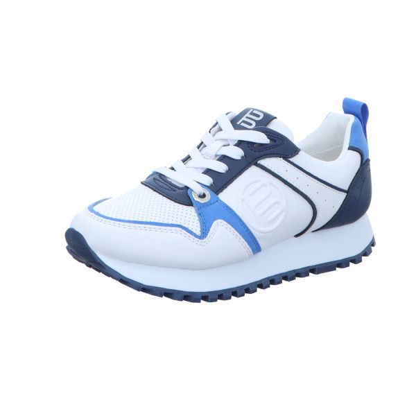 Bagatt Damen-Sneaker-Schnürhalbschuh Siena Weiß-Blau