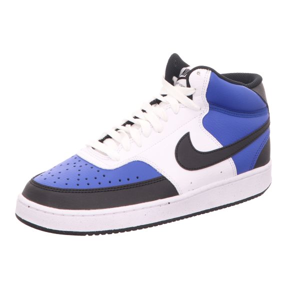 Nike Herren-High-Top-Sneaker Court Vision Mid NN AF Blau-Weiß-Schwarz