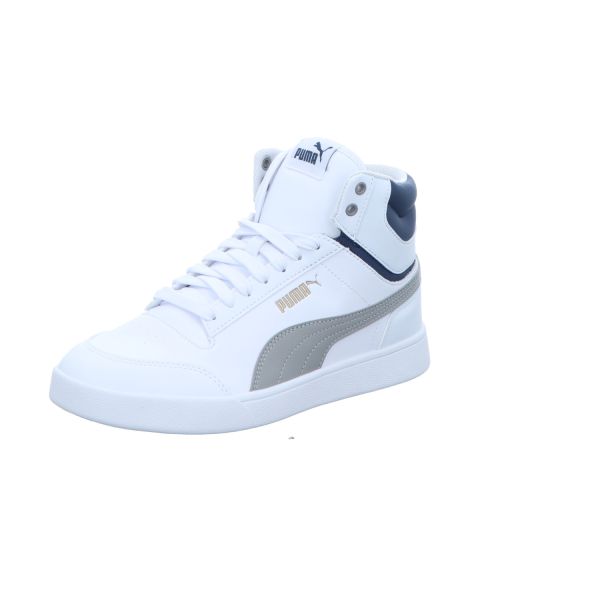 Puma Damen-High-Top-Sneaker Shuffle Mid Weiß-Grau