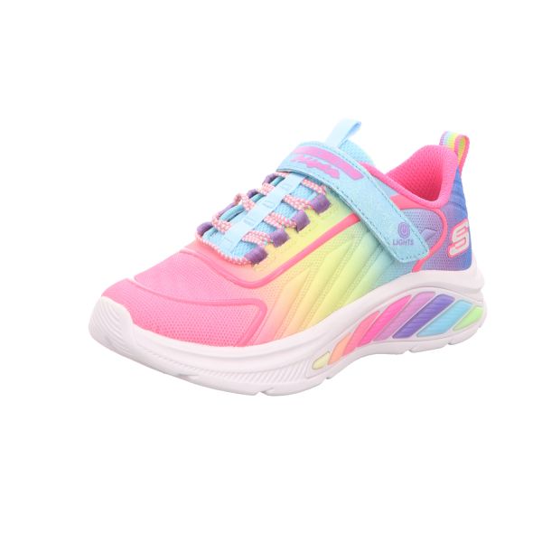 Skechers Mädchen-Sneaker-Slipper-Klettschuh Rainbow Cruisers Mehrfarbig
