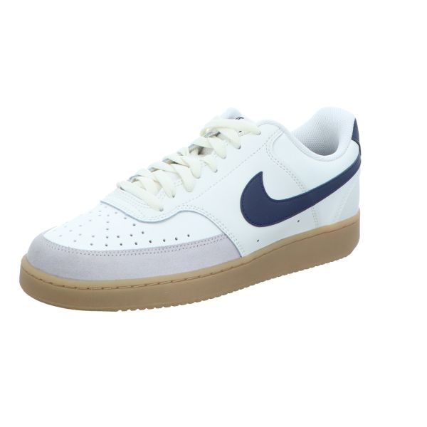 Nike Herren-Sneaker Court Vosion Low TRK 3 Gum-Weiß-Blau