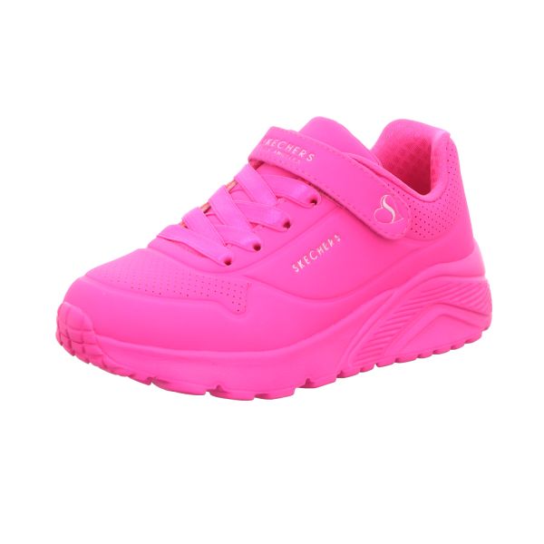 Skechers Mädchen-Sneaker-Slipper-Klettschuh Uno Lite Hot-Pink