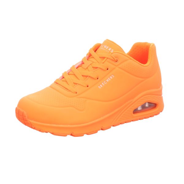 Skechers Damen-Sneaker Uno - Night Shades Neon-Orange
