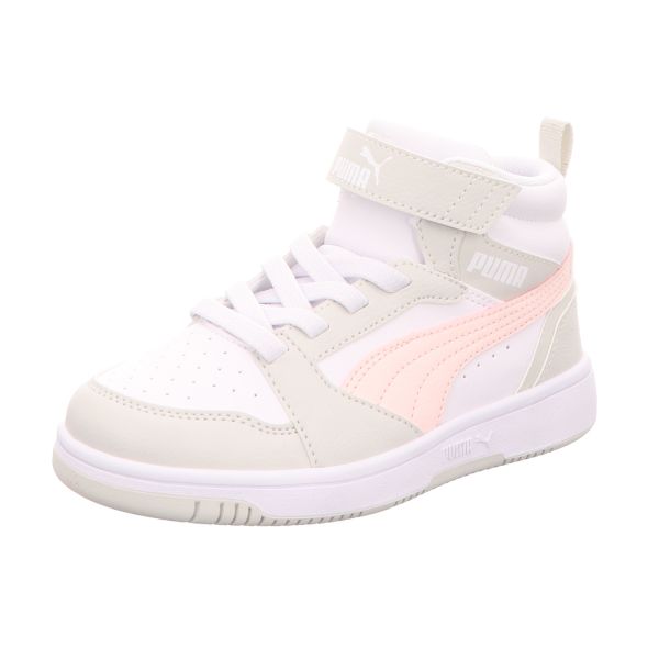 Puma Mädchen-High-Top-Sneaker Weiß-Frosty-Pink-Sedate