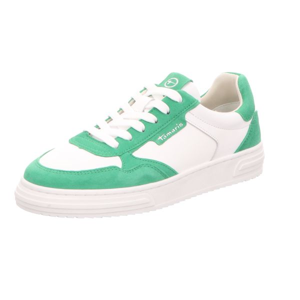 TAMARIS Damen-Sneaker Grün-Weiß