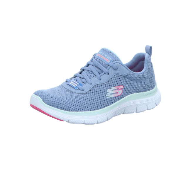 Skechers Damen-Sneaker-Schnürhalbschuh FLEX APPEAL 4.0 - BRILLIANT VI Blau