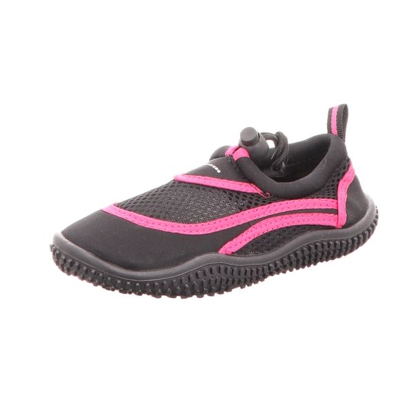 Sneakers Kinder-Leinenslipper-Badeschuh Schwarz-Pink