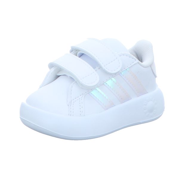 adidas Mädchen-Sneaker-Slipper-Klettschuh GRAND COURT 2.0 CF I Weiß