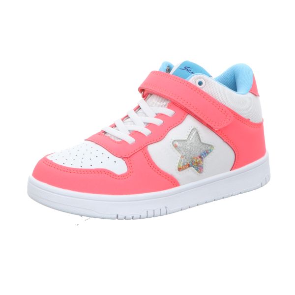 Sneakers Mädchen-Sneaker Neon-Pink