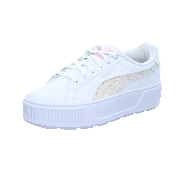 Puma Damen-Sneaker-Schnürhalbschuh Karmen Exotics Weiß