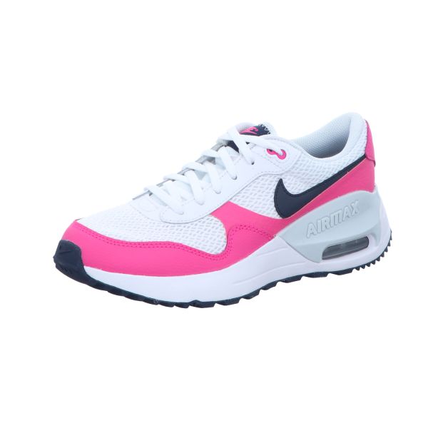 Nike Mädchen-Sneaker-Sportschuh Air Max SYSTM Weiß-Pink