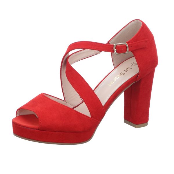 Damen-Sandalette Rot