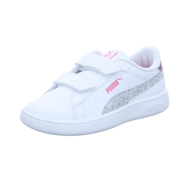 Puma Mädchen-Kletter-Sneaker Smash 3.0 L Star Glow VPS Weiß